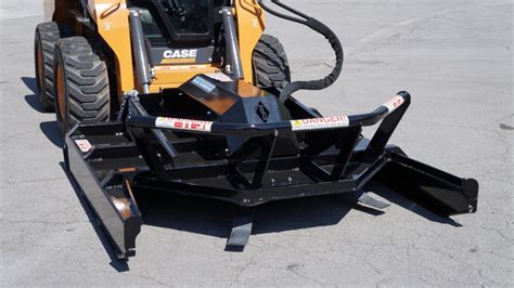 dirt shredder skid steer|brush hog skid steer attachment.